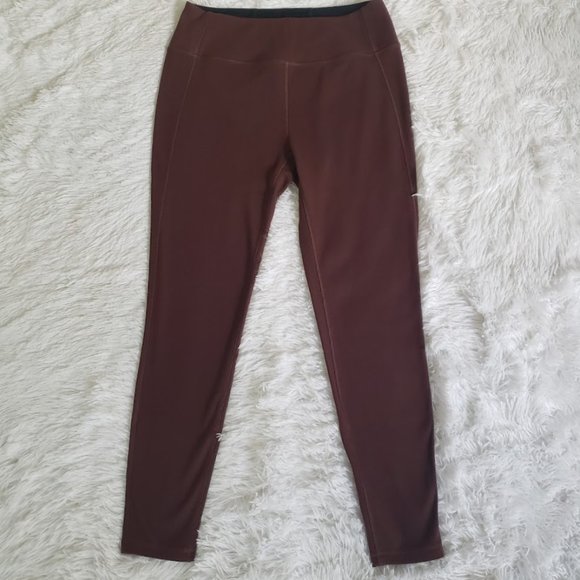 United By Blue Pants - United By Blue Womens Leggings XL Brown Cotton Eco Knit Ribbed Stretch NEW